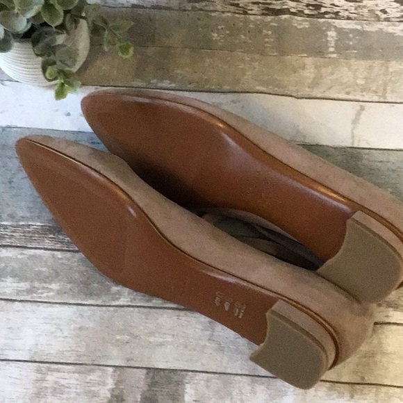 Aquatalia Women's Tan Suede Flats Sz 9 NWOT - Picture 5 of 8